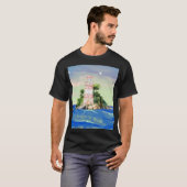 Zicht op oceaan t-shirt (Voorkant volledig)