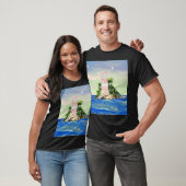 Zicht op oceaan t-shirt (Unisex)