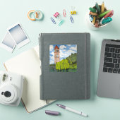 Zicht op River Front Park Vinyl Sticker (iPad Cover)
