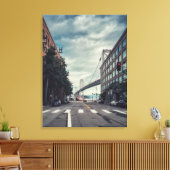 Zicht op San Francisco Bay Bridge Canvas Afdruk (Insitu (Woonkamer))