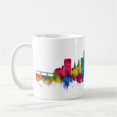 Zicht op South Bend Indiana Koffiemok (Links)