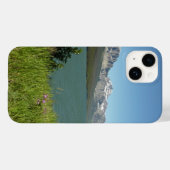 Zicht op Swiftcurrent Lake in Glacier National Par Case-Mate iPhone Case (Achterkant (horizontaal))