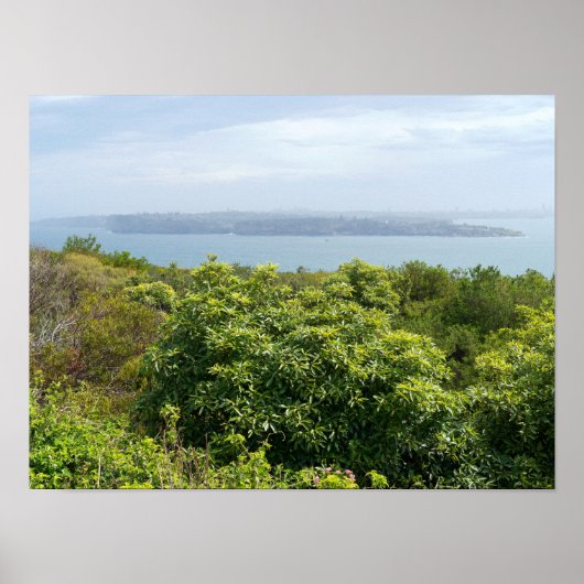 zicht op Sydney Harbour vanuit Manly Poster (Voorkant)