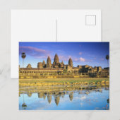 Zicht op tempel van voren briefkaart (Voorkant / Achterkant)