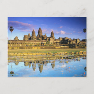 Zicht op tempel van voren briefkaart