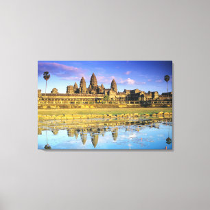 Zicht op tempel van voren canvas afdruk