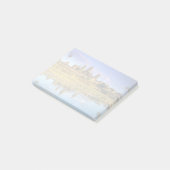 Zicht op tempel van voren post-it® notes (Schuin)