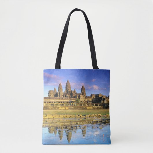 Zicht op tempel van voren tote bag (Voorkant)