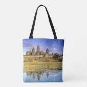 Zicht op tempel van voren tote bag (Achterkant)
