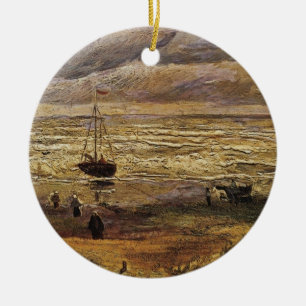 Zicht op zee bij Scheveningen door Vincent van Gog Keramisch Ornament