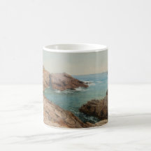 Zicht op zee (Kustlandschap) (Marine)