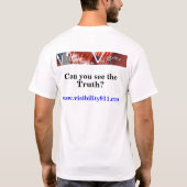 Zichtbaarheid 911 - Ooggrafiek T-shirt (Achterkant)