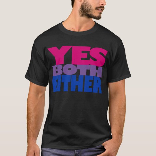 Zichtbaarheid bi: Ja, beide (ontwerp 2) T-shirt (Voorkant)