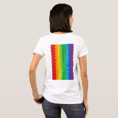 “Zichtbaarheid” – Een Abstract Pride-patroon #1 T-shirt (Achterkant volledig)