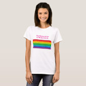 “Zichtbaarheid” – Een Abstract Pride-patroon #1 T-shirt (Voorkant volledig)