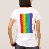“Zichtbaarheid” – Een Abstract Pride-patroon #1 T-shirt (Achterkant)