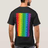 “Zichtbaarheid” – Een Abstract Pride-patroon #1 T-shirt (Achterkant)