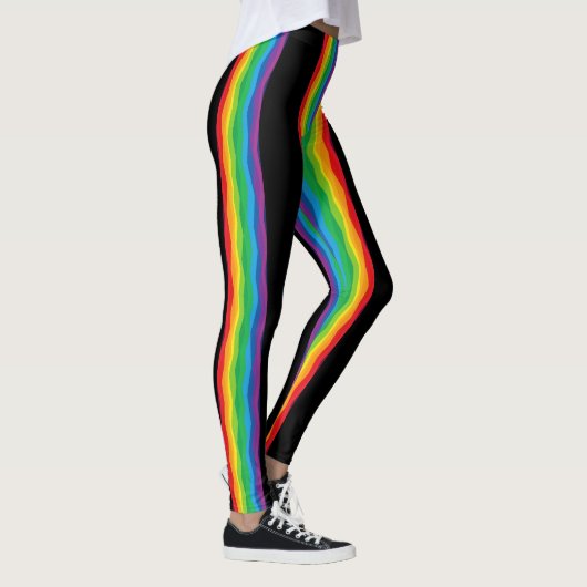 “Zichtbaarheid” – Een Abstract Pride-patroon #2 Leggings (Rechts)