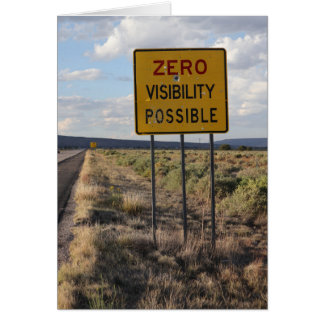 Zichtbaarheid op nul