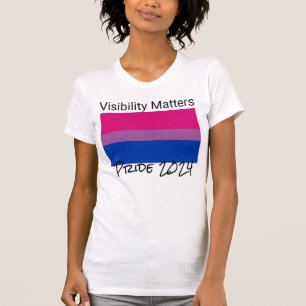Zichtbaarheid zaken, Biseksuele Pride vlag, Stad T-shirt