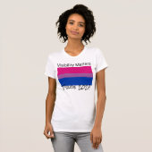 Zichtbaarheid zaken, Biseksuele Pride vlag, Stad T-shirt (Voorkant volledig)