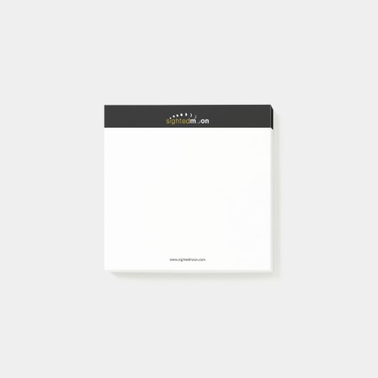 Zichtbare Maan Logo KLEIN Post-it® Notes (Voorkant)