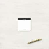 Zichtbare Maan Logo KLEIN Post-it® Notes (Op bureau)