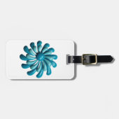 Zichtbare MOD Atomic Daisy - MidCentury Modern Bagagelabel (Voorkant horizontaal)