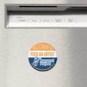 Zichtbare projectmagneet magneet (Insitu (Vaatwasser))