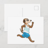 Zichtbare stokstaartjacht op hardloopwedstrijden briefkaart (Voorkant / Achterkant)