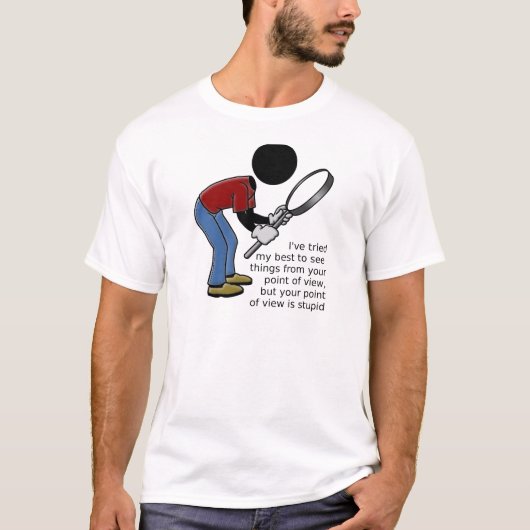 Zichtpunt is Stomme T-shirt (Voorkant)