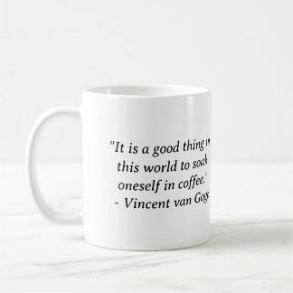 Zichzelf onderdompelen in de koffie Van Gogh Koffiemok