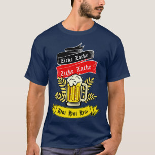 Zicke Zacke Hoi - Funny Germany Flag Oktoberfest G T-shirt