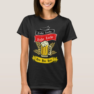 Zicke Zacke Hoi - Funny Germany Flag Oktoberfest G T-shirt