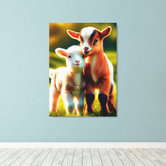 Zicklein Canvas Afdruk (Insitu (Houten vloer))