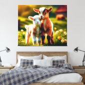 Zicklein Canvas Afdruk (Insitu (Slaapkamer))