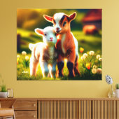 Zicklein Canvas Afdruk (Insitu (Woonkamer))