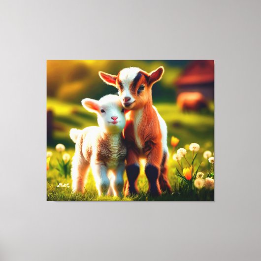 Zicklein Canvas Afdruk (Voorkant)