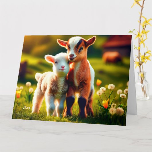 Zicklein Kaart (Gele Bloem)