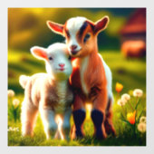  Zicklein Raamsticker (Vel)