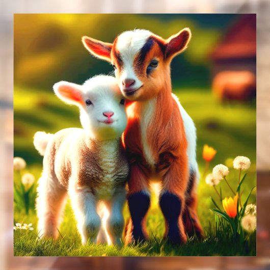 Zicklein Raamsticker (Vel 2)