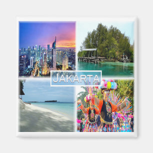 zID004 JAKARTA, Macan Island, Sepa Island, Fridge Magneet