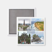 zID006 BALI, Indonesië, Azië, Fridge Magneet (Voorkant / Achterkant)