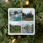 zID007 BALI, Indonesië, Azië, Keramisch Ornament<br><div class="desc">Hier vind je het souvenir van je vakantie. Deze categorie bevat keramisch Ornament op veel plaatsen in Indonesië. (zID007 BALI, Indonesië, Azië, keramisch Ornament). Verbazingwekkende vrienden en familieleden met de unieke souvenirs van uw geweldige reis. Probeer ons. #LeoPepeDesign - panorama, zee uitzicht, leopedesign, reisfototoerisme, cadeau souvenir gadget keramisch Ornament, collage...</div>