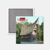 zID008 BATAK TOBA houde, Indonesië, Azië, Fridge Magneet (Voorkant / Achterkant)