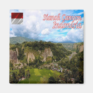 zID011 CANYON DE SIANOK Le Bukittinggi, Koelkast Magneet