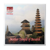 zID018 Moeder Tempel van BESAKIH, BALI, Tegeltje (Voorkant)
