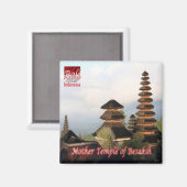 zID018 moedertempel BESAKIH, BALI, Fridge Magneet (Voorkant / Achterkant)
