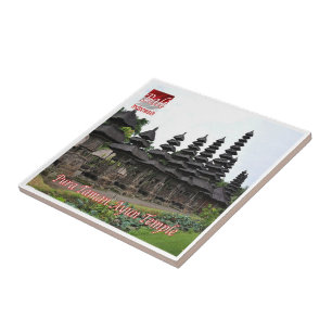 zID019 PURA TAMAN AYUN Temple, Bali, Indonesië, Tegeltje