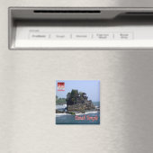 zID021 TANAH TEMPLE Bali, Indonesië, Azië, Fridge Magneet (Insitu (Vaatwasser))